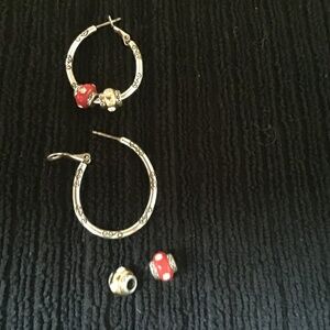 NEW Brighton earrings with removable beads